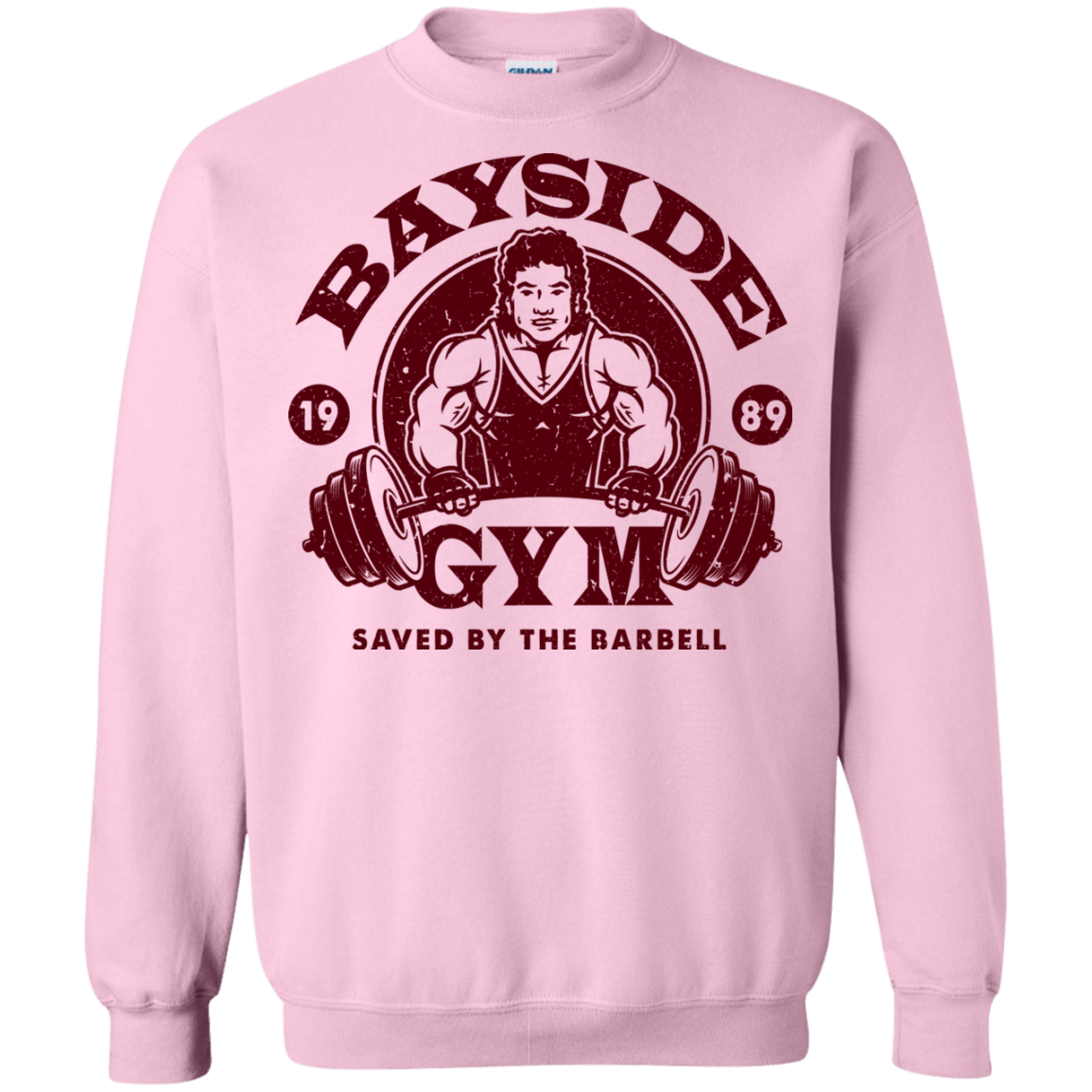 Sweatshirts Light Pink / Small SAVED BY THE BARBELL Crewneck Sweatshirt
