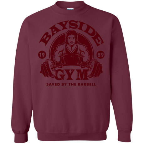 Sweatshirts Maroon / Small SAVED BY THE BARBELL Crewneck Sweatshirt
