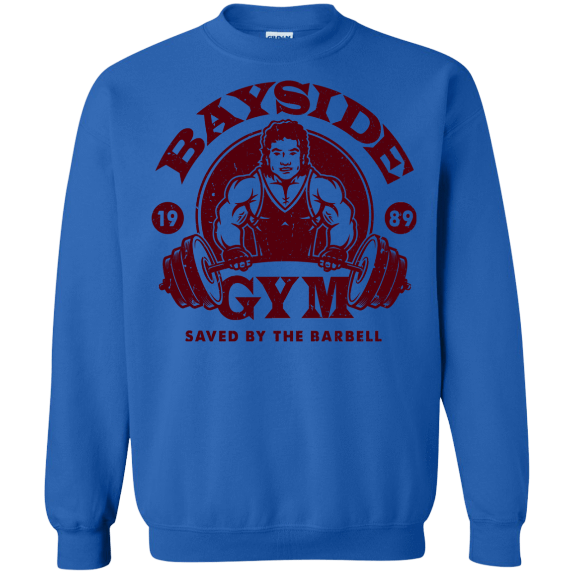 Sweatshirts Royal / Small SAVED BY THE BARBELL Crewneck Sweatshirt