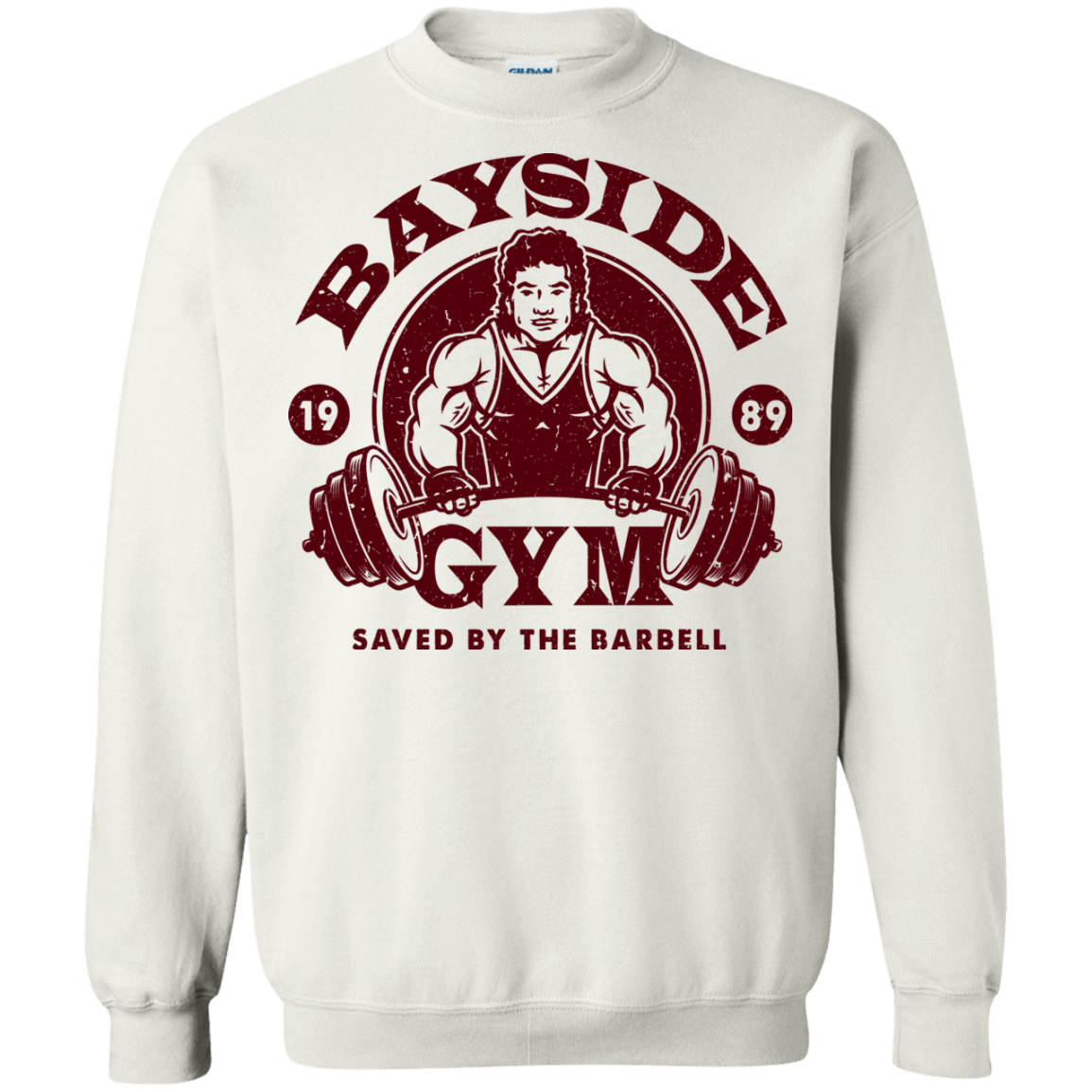 Sweatshirts White / Small SAVED BY THE BARBELL Crewneck Sweatshirt