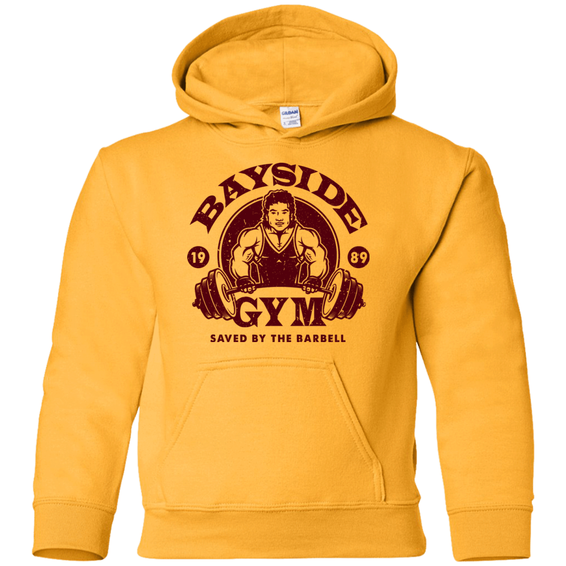 Sweatshirts Gold / YS SAVED BY THE BARBELL Youth Hoodie