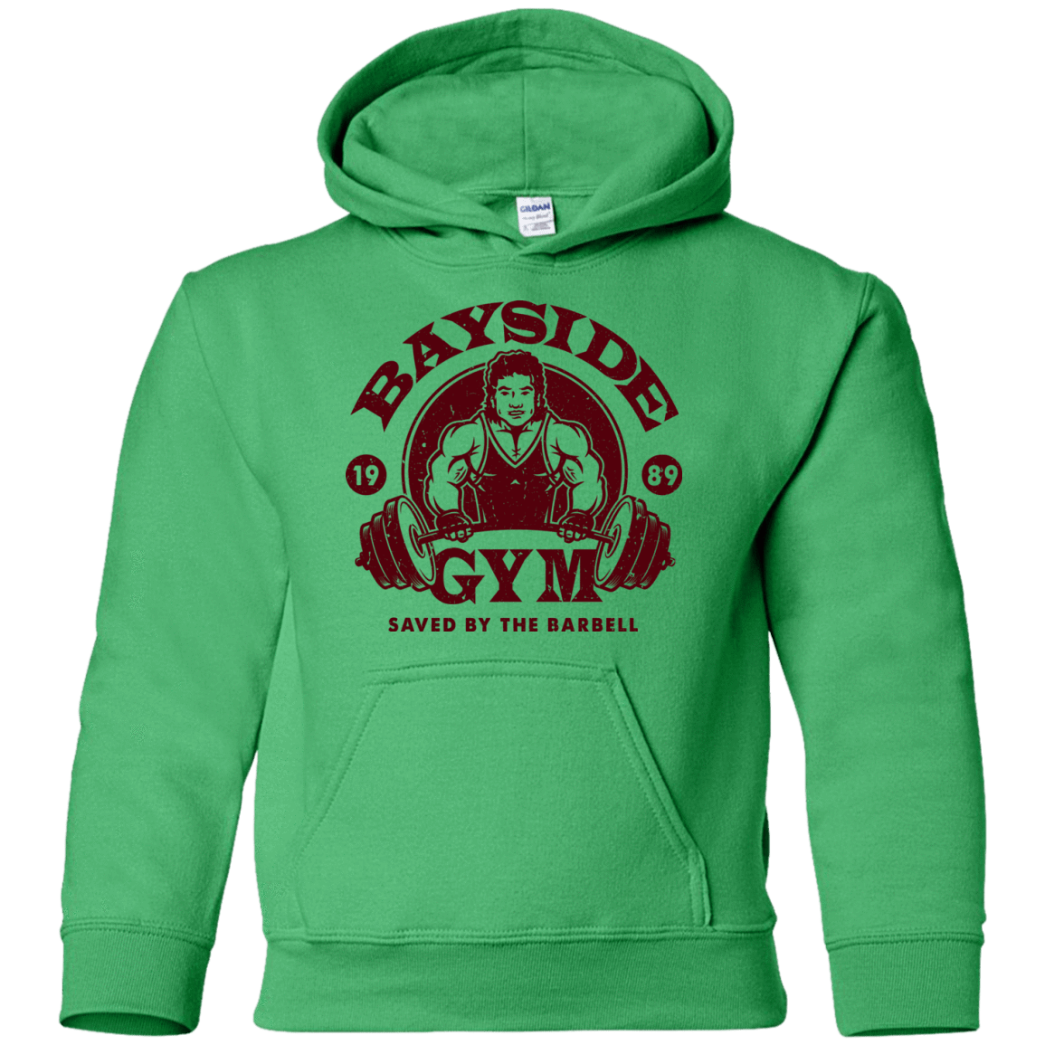 Sweatshirts Irish Green / YS SAVED BY THE BARBELL Youth Hoodie