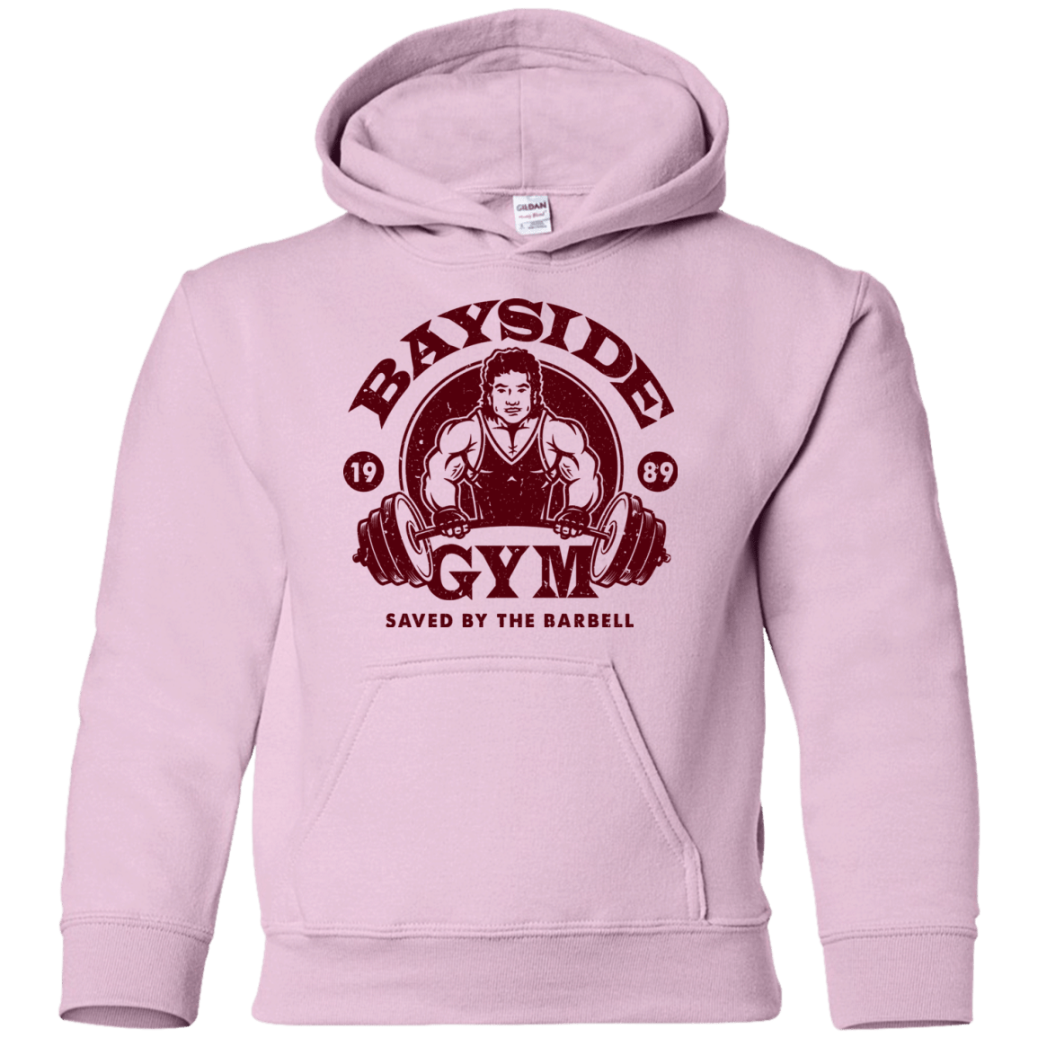 Sweatshirts Light Pink / YS SAVED BY THE BARBELL Youth Hoodie