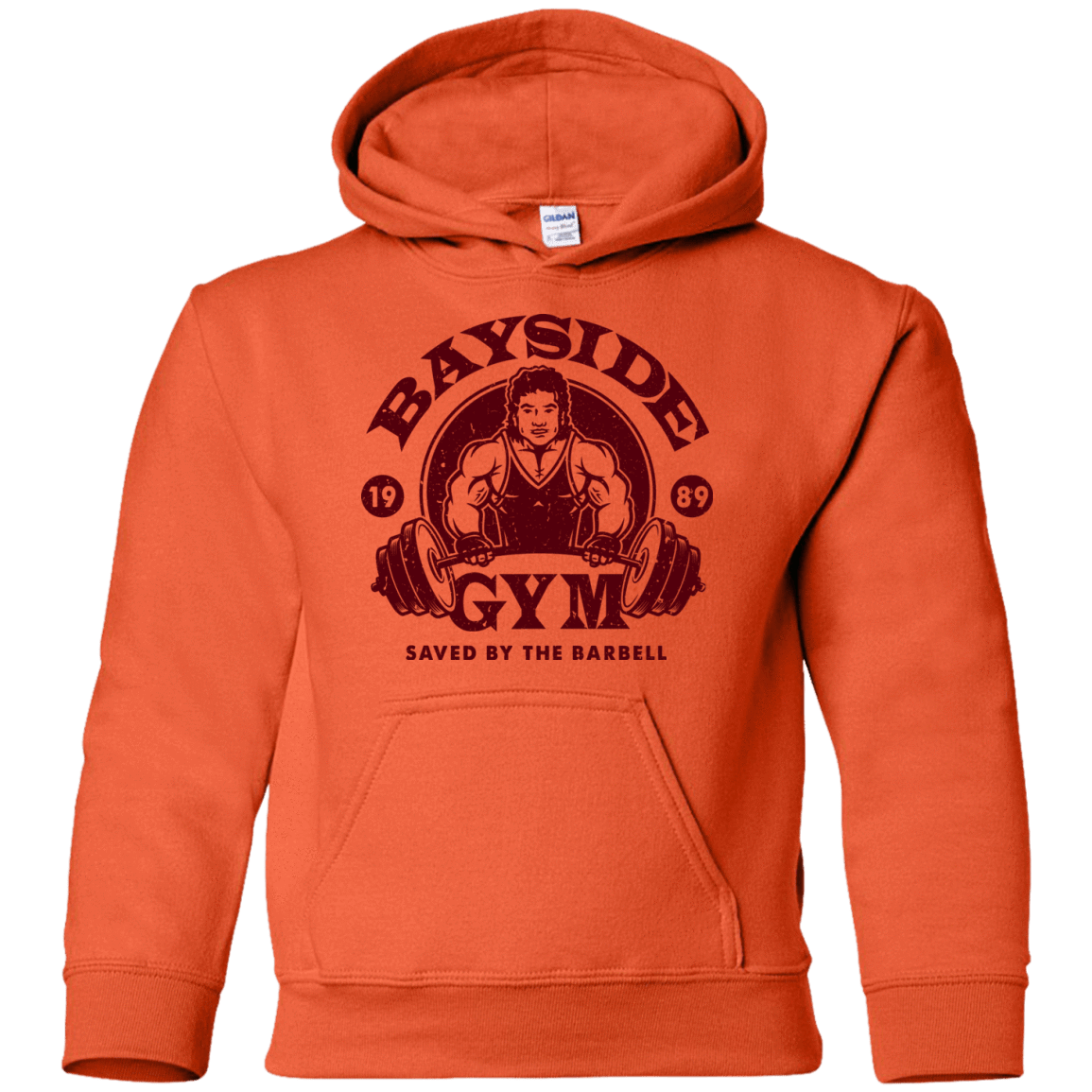 Sweatshirts Orange / YS SAVED BY THE BARBELL Youth Hoodie