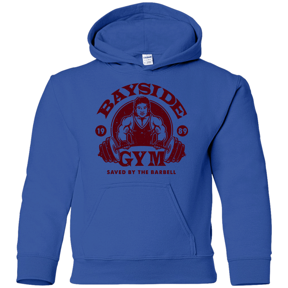 Sweatshirts Royal / YS SAVED BY THE BARBELL Youth Hoodie