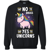 Sweatshirts Black / S Say No to Drugs Crewneck Sweatshirt