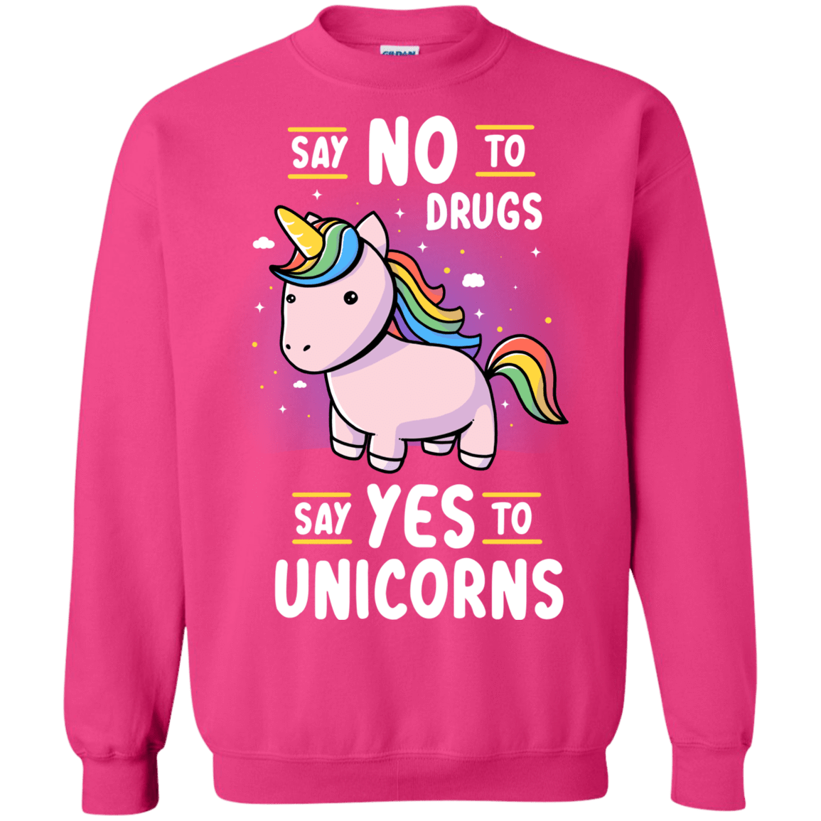 Sweatshirts Heliconia / S Say No to Drugs Crewneck Sweatshirt
