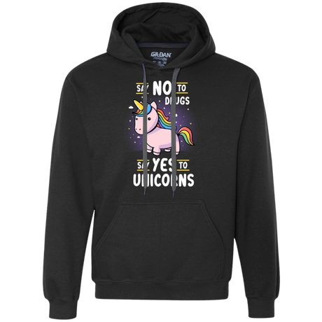 Sweatshirts Black / S Say No to Drugs Premium Fleece Hoodie