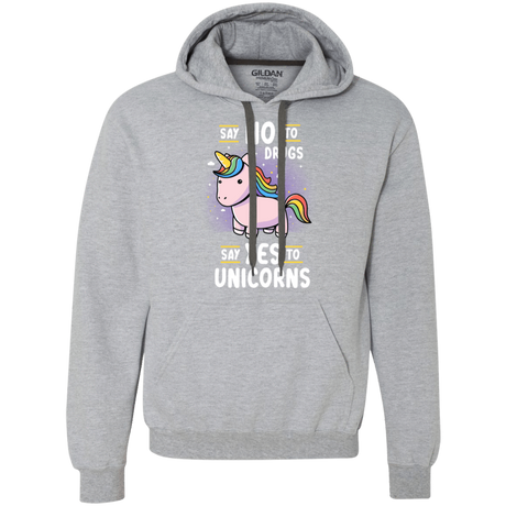 Sweatshirts Sport Grey / L Say No to Drugs Premium Fleece Hoodie