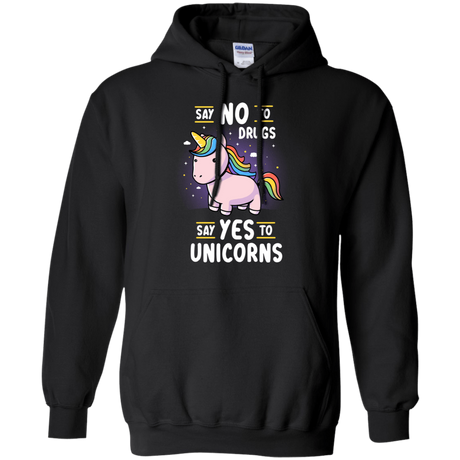 Sweatshirts Black / S Say No to Drugs Pullover Hoodie