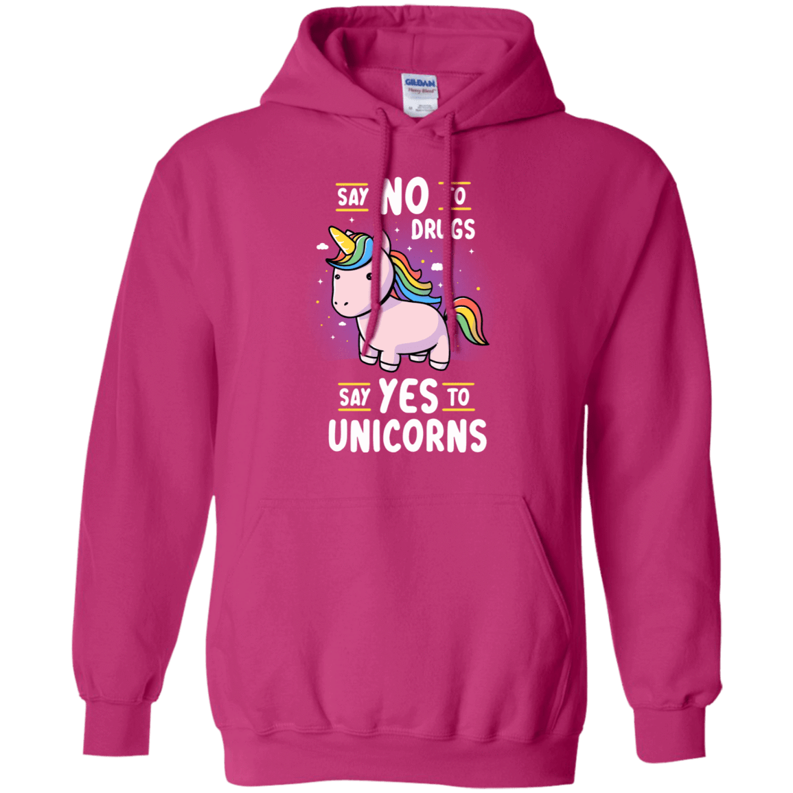 Sweatshirts Heliconia / S Say No to Drugs Pullover Hoodie