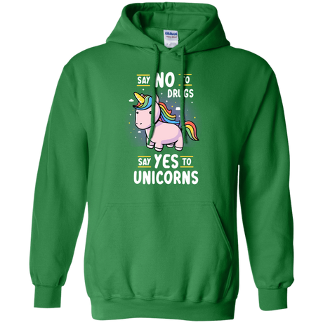 Sweatshirts Irish Green / S Say No to Drugs Pullover Hoodie