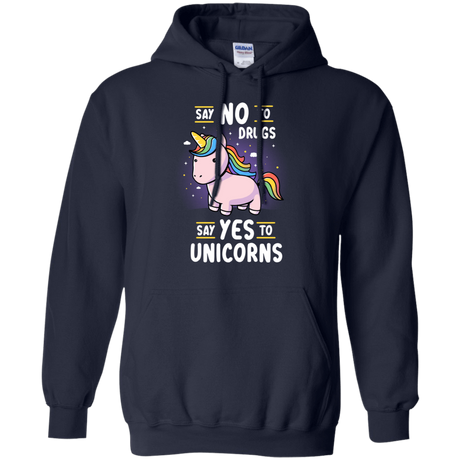 Sweatshirts Navy / S Say No to Drugs Pullover Hoodie