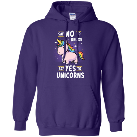 Sweatshirts Purple / S Say No to Drugs Pullover Hoodie