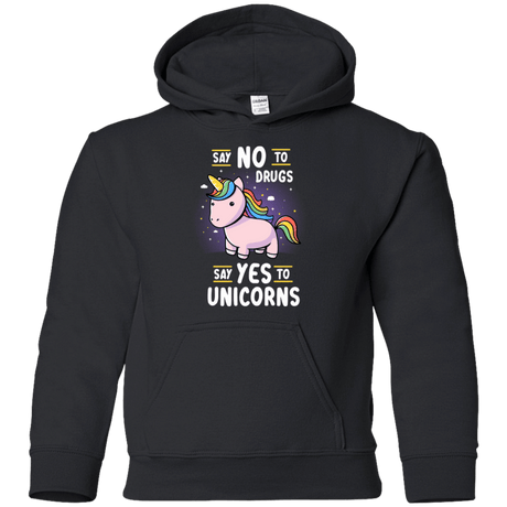 Sweatshirts Black / YS Say No to Drugs Youth Hoodie