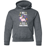 Sweatshirts Dark Heather / YS Say No to Drugs Youth Hoodie