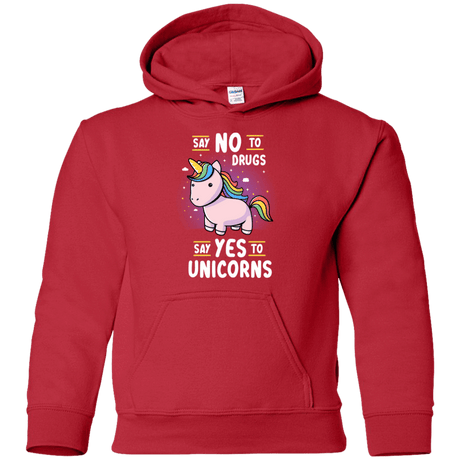 Sweatshirts Red / YS Say No to Drugs Youth Hoodie