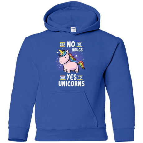 Sweatshirts Royal / YS Say No to Drugs Youth Hoodie