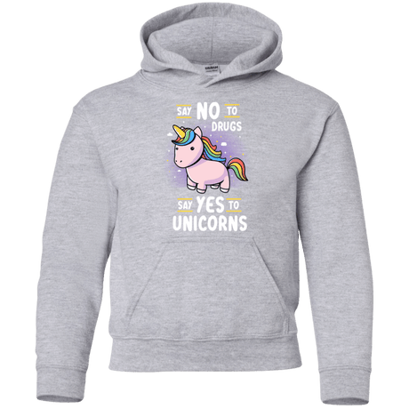 Sweatshirts Sport Grey / YS Say No to Drugs Youth Hoodie