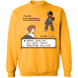 Sweatshirts Gold / Small say what again Crewneck Sweatshirt