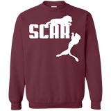 Sweatshirts Maroon / S Scar! Crewneck Sweatshirt