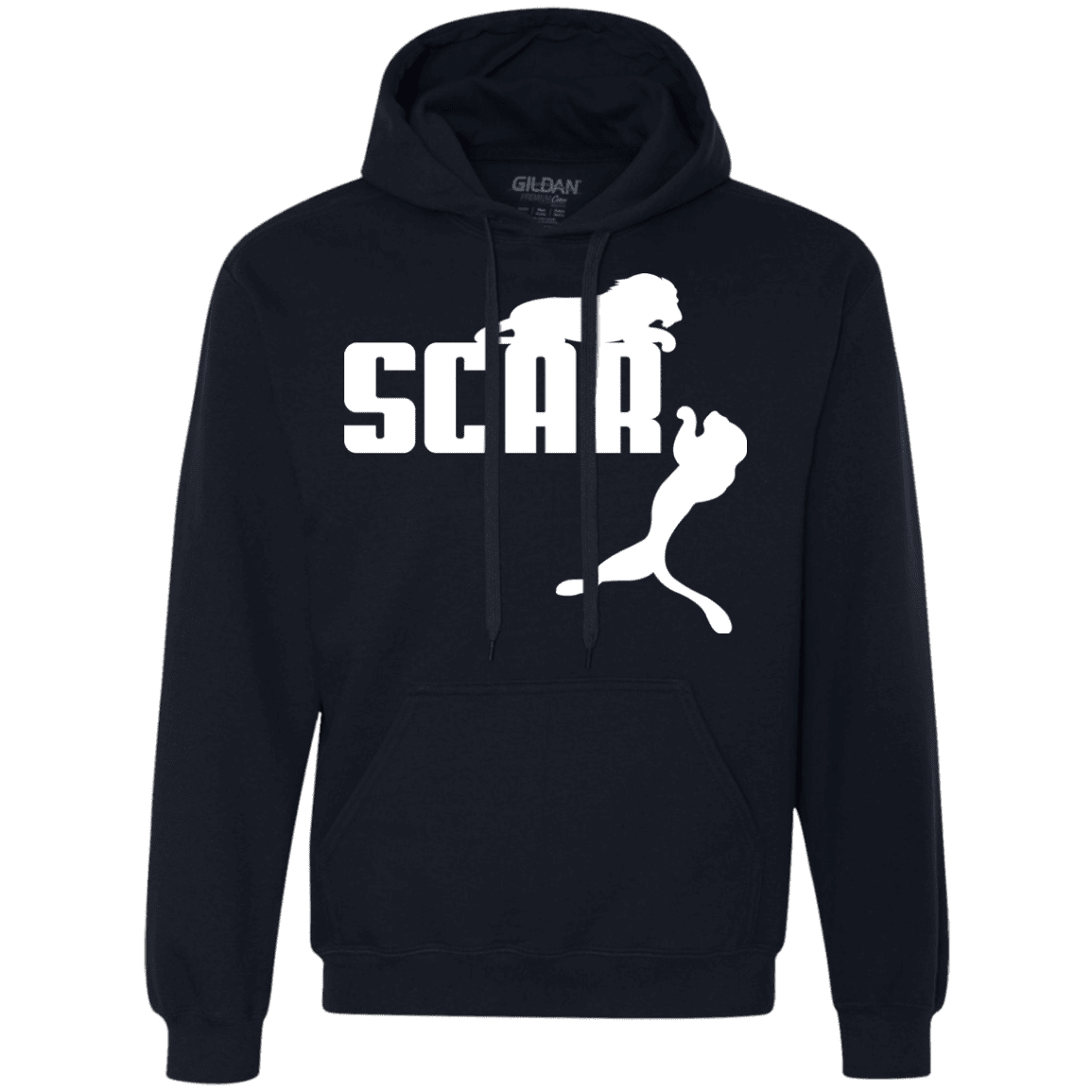 Sweatshirts Navy / S Scar! Premium Fleece Hoodie