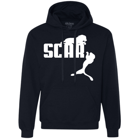Sweatshirts Navy / S Scar! Premium Fleece Hoodie