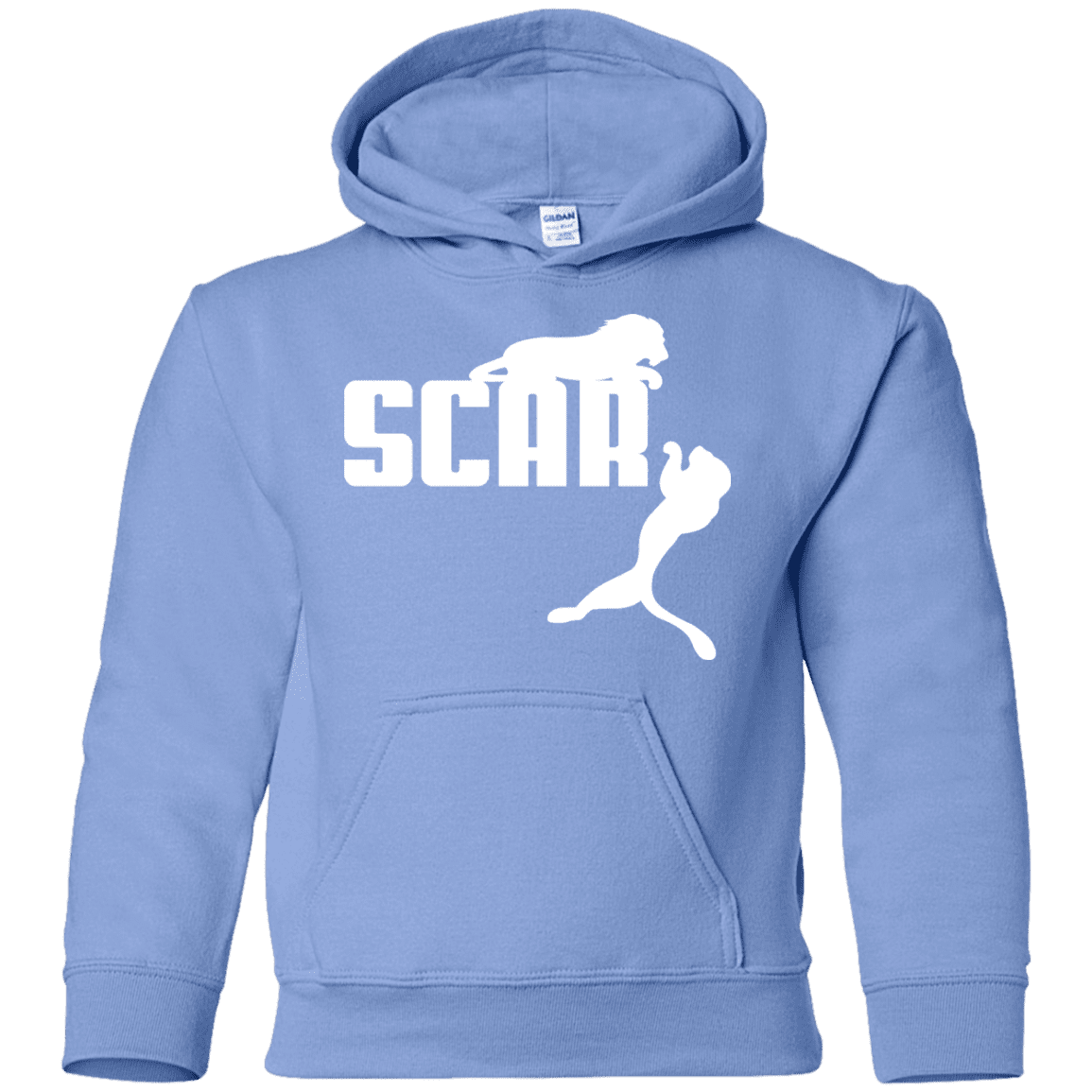 Sweatshirts Carolina Blue / YS Scar! Youth Hoodie
