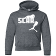 Sweatshirts Dark Heather / YS Scar! Youth Hoodie