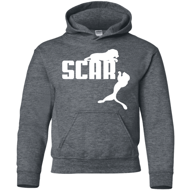 Sweatshirts Dark Heather / YS Scar! Youth Hoodie
