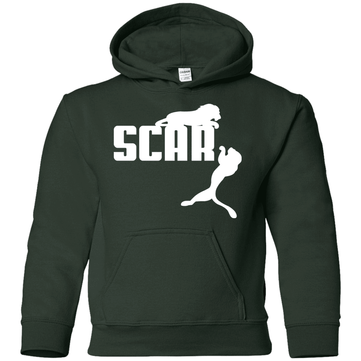 Sweatshirts Forest Green / YS Scar! Youth Hoodie