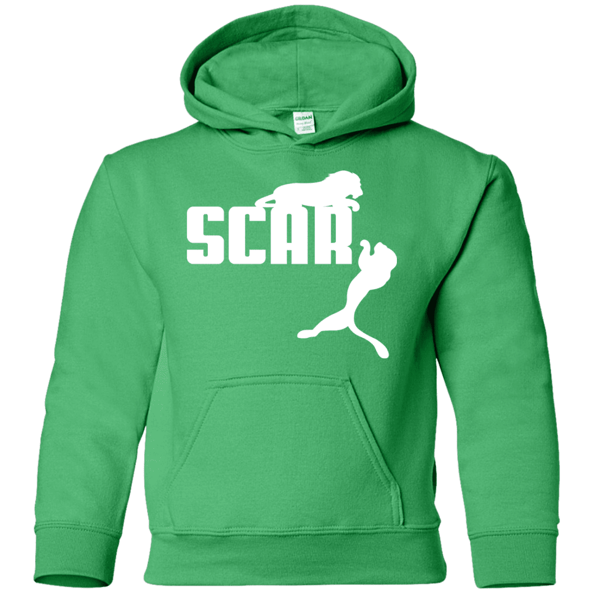Sweatshirts Irish Green / YS Scar! Youth Hoodie