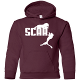 Sweatshirts Maroon / YS Scar! Youth Hoodie