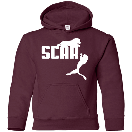 Sweatshirts Maroon / YS Scar! Youth Hoodie