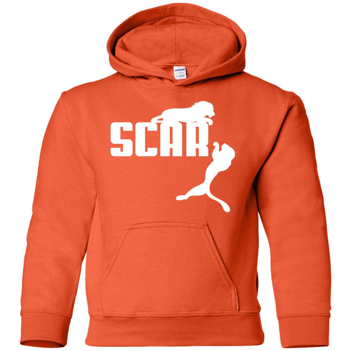 Sweatshirts Orange / YS Scar! Youth Hoodie