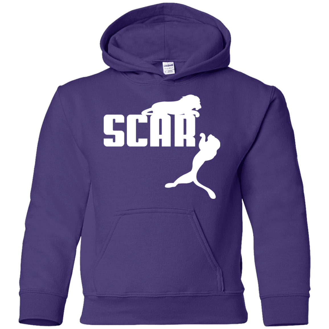 Sweatshirts Purple / YS Scar! Youth Hoodie