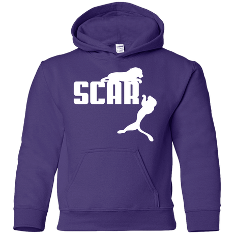 Sweatshirts Purple / YS Scar! Youth Hoodie