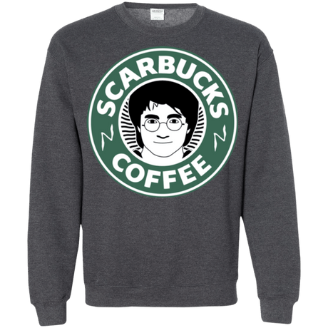 Sweatshirts Dark Heather / Small Scarbucks Crewneck Sweatshirt