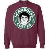 Sweatshirts Maroon / Small Scarbucks Crewneck Sweatshirt