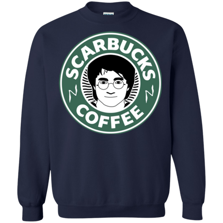 Sweatshirts Navy / Small Scarbucks Crewneck Sweatshirt