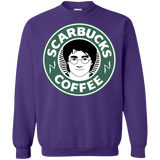 Sweatshirts Purple / Small Scarbucks Crewneck Sweatshirt