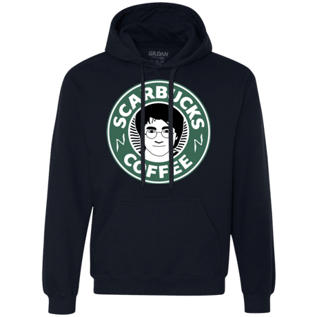 Sweatshirts Navy / Small Scarbucks Premium Fleece Hoodie