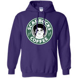 Sweatshirts Purple / Small Scarbucks Pullover Hoodie
