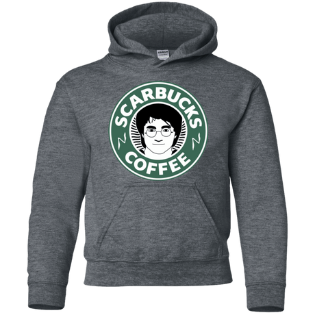 Sweatshirts Dark Heather / YS Scarbucks Youth Hoodie