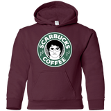 Sweatshirts Maroon / YS Scarbucks Youth Hoodie