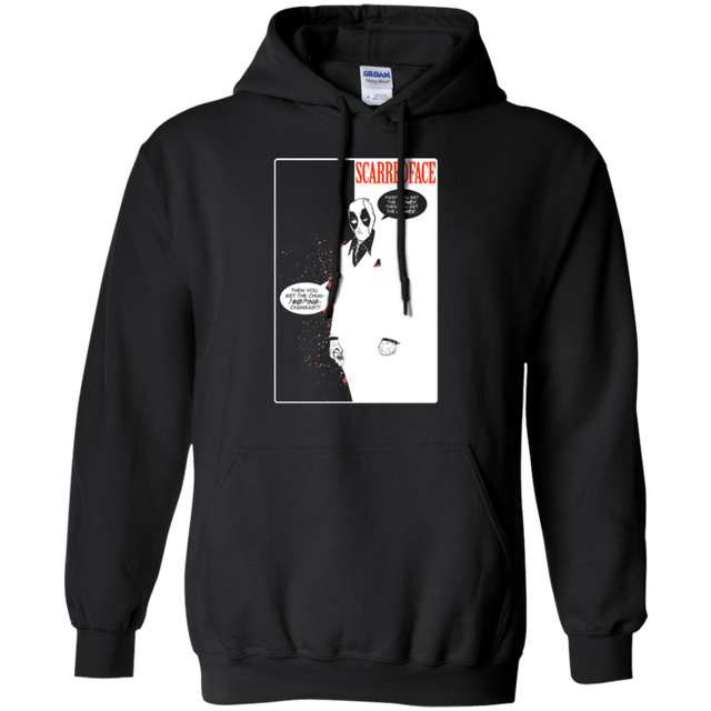 Sweatshirts Black / Small Scarred Face Pullover Hoodie