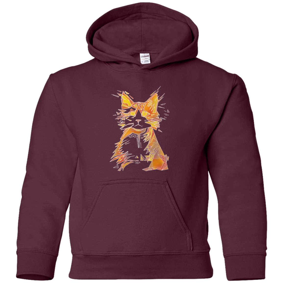 Sweatshirts Maroon / YS Scattered Youth Hoodie