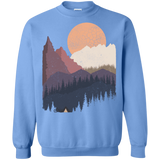 Sweatshirts Carolina Blue / S Scenic Camping Crewneck Sweatshirt