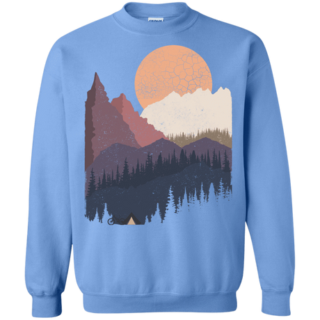 Sweatshirts Carolina Blue / S Scenic Camping Crewneck Sweatshirt