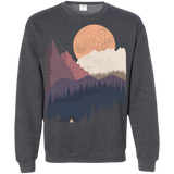 Sweatshirts Dark Heather / S Scenic Camping Crewneck Sweatshirt